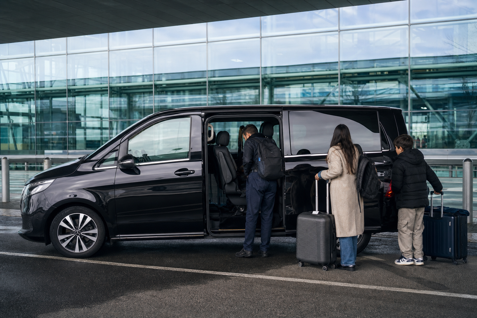 VAN 7 places VTC Orly transfert aéroport – MonChauffeurVIP 06 18 33 21 74
