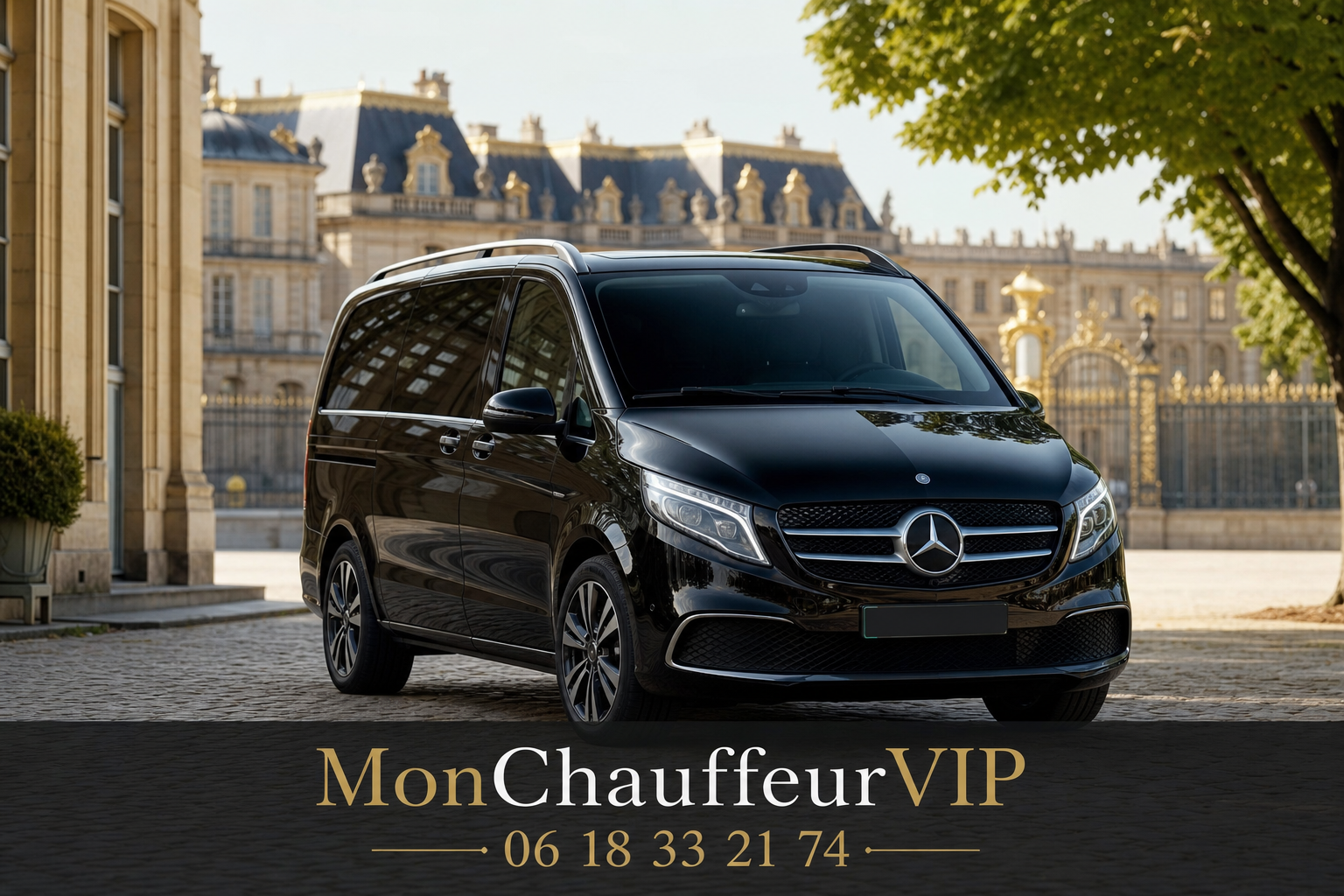 VAN VTC Versailles – MonChauffeurVIP groupes et familles 06 18 33 21 74