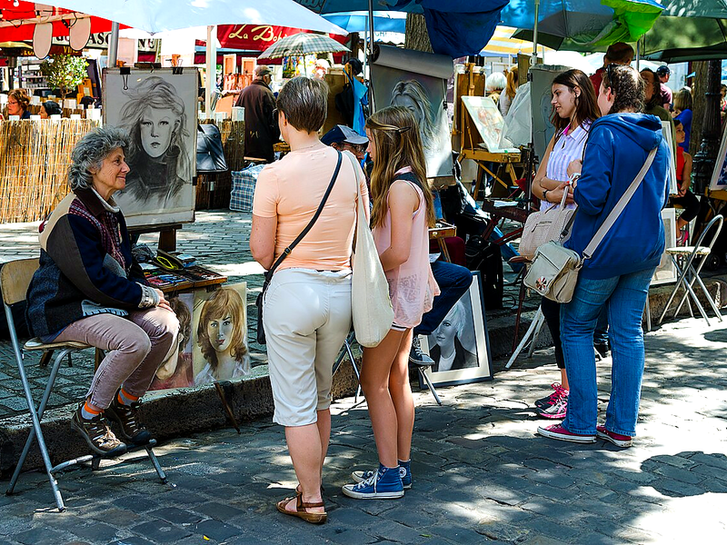 Berline VTC Paris 18e Place du Tertre – MonChauffeurVIP 06 18 33 21 74