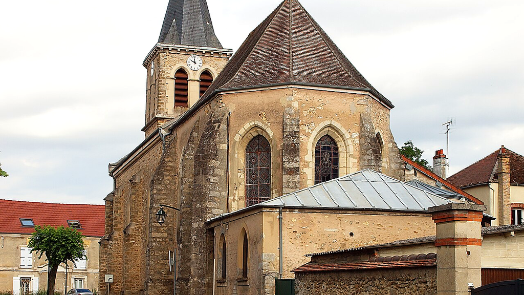 VTC Coubert église Sainte-Geneviève patrimoine – chauffeur privé 77170 MonChauffeurVIP