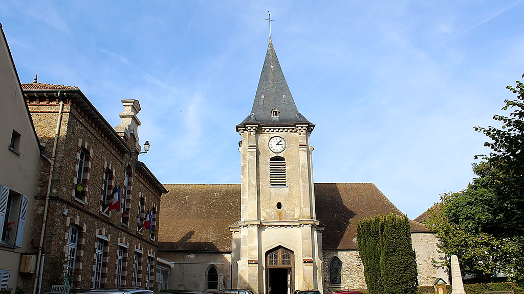 VTC Jossigny église Sainte-Geneviève patrimoine – chauffeur privé 77600 MonChauffeurVIP