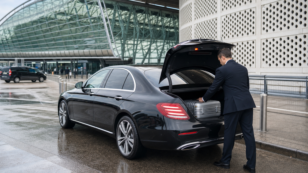 Berline chauffeur privé — transfert gare ou aéroport MonChauffeurVIP