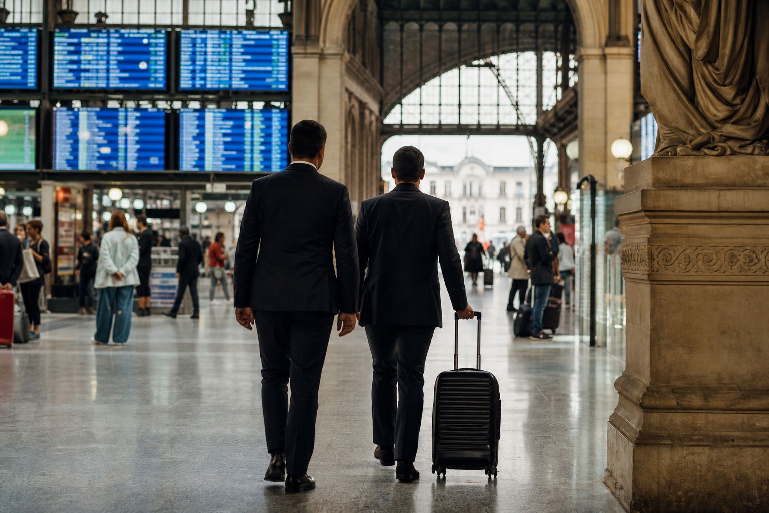 VTC Gare du Nord — chauffeur privé accueil Eurostar MonChauffeurVIP