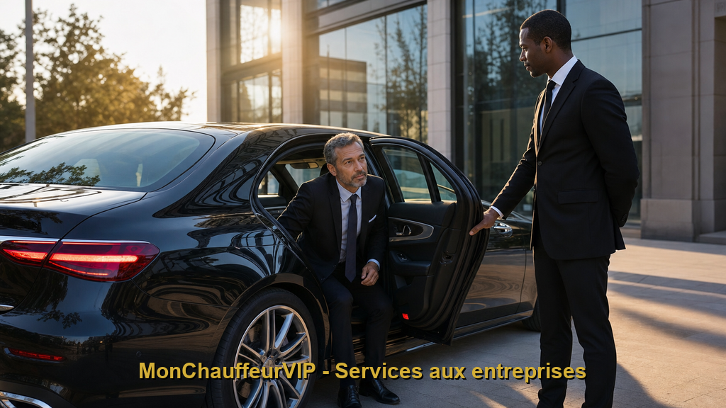 VTC entreprise en Île-de-France — berline premium et chauffeur privé MonChauffeurVIP